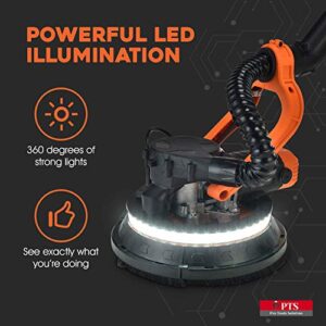 Electric Drywall Sander Machine with Dust Collector Bag and Vacuum Attachment for DIY Projects