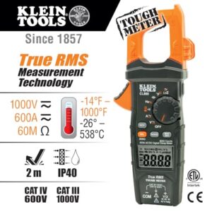 Klein Tools CL800 Digital Clamp Meter: Versatile Meter for All Your Electrical Needs