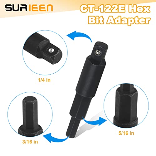 HVAC Service Wrench Set & Valve Core Remover Tool Kit - 10pcs Valve Core - Dual Size SAE - Refrigeration Service Wrench 4 HVAC Service Wrench Set & Valve Core Remover Tool Kit - 10pcs Valve Core - Dual Size SAE - Refrigeration Service Wrench - Image 4