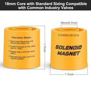 Solenoid Valve Troubleshooting Magnet Tool #TLMKC, 18mm, Fits Most Valves