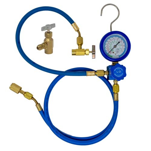Leak Saver Complete Charging Manifold Hose Set - USA Made HVAC Tools Kit 1 hvac tools r290