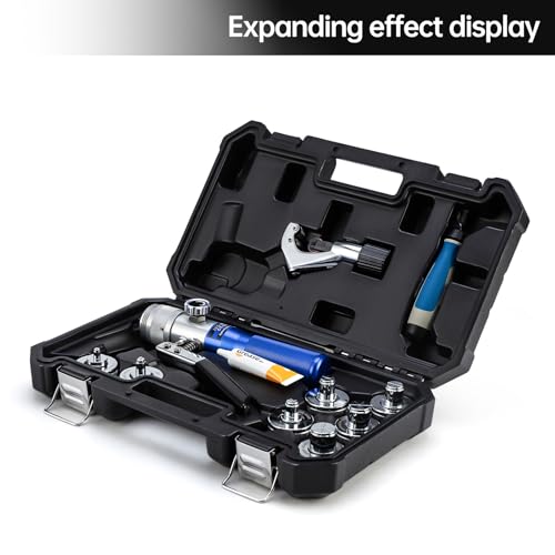 IBOSAD HVAC Hydraulic SWAGING Tool Kit - Expand Copper Tubing 3/8" to 1 1/8" 2 IBOSAD HVAC Hydraulic SWAGING Tool Kit - Expand Copper Tubing 3/8" to 1 1/8" - Image 2