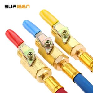 Premium 7″ R410a A/C Short Hoses Set for HVAC and Refrigeration Systems