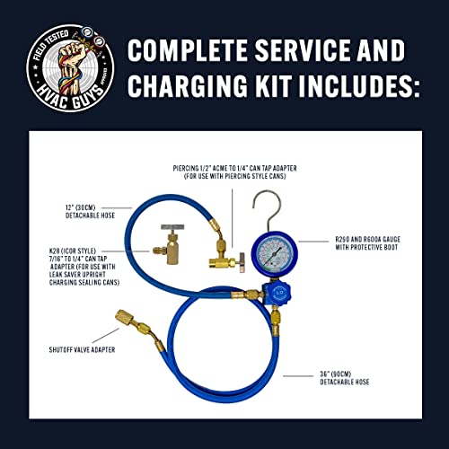 Leak Saver Complete Charging Manifold Hose Set - USA Made HVAC Tools Kit 4 Leak Saver Complete Charging Manifold Hose Set - USA Made HVAC Tools Kit - Image 4