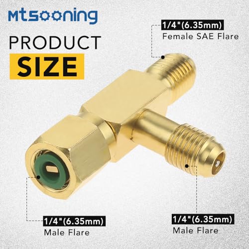 Convenient 2PCS Quick Coupler Access Tee with Swivel Connector for Easy Vacuum Pump Manifold Connection 2 Convenient 2PCS Quick Coupler Access Tee with Swivel Connector for Easy Vacuum Pump Manifold Connection - Image 2