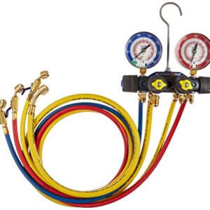 Yellow Jacket 49968 Charging Manifold, Red/Blue: Ultimate HVAC Tool!