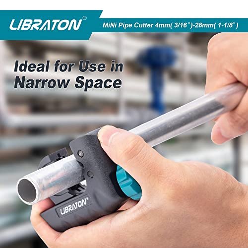 Mini Tube Cutter for Copper, Aluminum, Stainless Steel Pipes - 1-1/8" Capacity 4 Mini Tube Cutter for Copper, Aluminum, Stainless Steel Pipes - 1-1/8" Capacity - Image 4