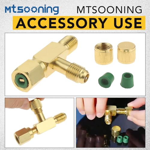 Convenient 2PCS Quick Coupler Access Tee with Swivel Connector for Easy Vacuum Pump Manifold Connection 8 Convenient 2PCS Quick Coupler Access Tee with Swivel Connector for Easy Vacuum Pump Manifold Connection - Image 8