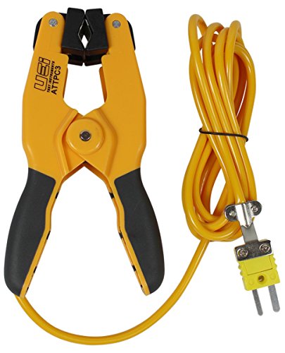 UEi ATTPC3 Pipe Clamp HVAC Temperature Probe for Clamp Meters and Surface Thermometer 1 hvac tools uei