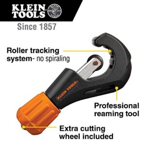 Klein Tools 88904 Professional HVAC Tube Cutter with Reaming Tool