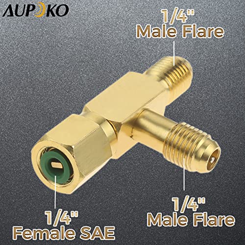 Upgrade Your Pump Manifold with Aupoko 1/4'' Quick Coupler Access Tee with Swivel Connector 3 Upgrade Your Pump Manifold with Aupoko 1/4'' Quick Coupler Access Tee with Swivel Connector - Image 3