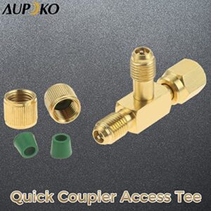 Upgrade Your Pump Manifold with Aupoko 1/4” Quick Coupler Access Tee with Swivel Connector
