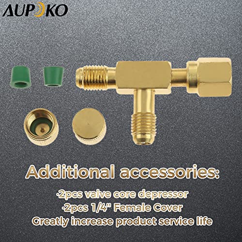 Upgrade Your Pump Manifold with Aupoko 1/4'' Quick Coupler Access Tee with Swivel Connector 5 Upgrade Your Pump Manifold with Aupoko 1/4'' Quick Coupler Access Tee with Swivel Connector - Image 5