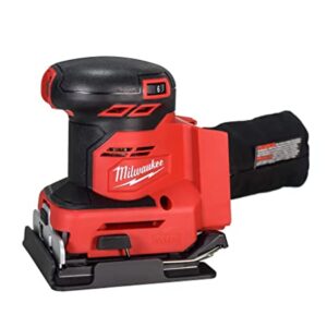 Milwaukee M18 18V Cordless 1/4 in. Sheet Orbital Sander – Powerful Compact Tool Only