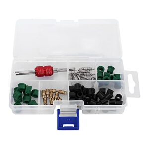 Yellow Jacket HVAC Repair Kit: 71-Piece AC Hose Gasket Seal Valve Core Tool Set