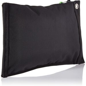 Hilmor Waterproof Zipper Pouch for HVAC Tools and Accessories, Black & Green