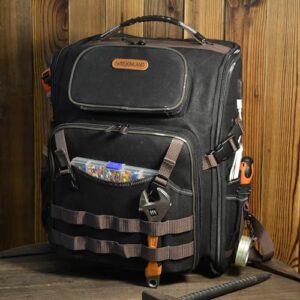 WELKINLAND Heavy-Duty Waxed-Canvas Technician & Electrician Tool Backpack