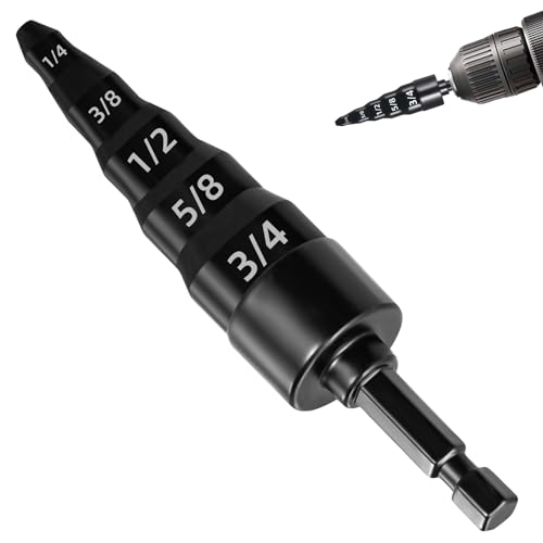 Paddsun 5-in-1 HVAC Copper Pipe Expansion & Swaging Drill Bit Set with Hex Shank 6 Paddsun 5-in-1 HVAC Copper Pipe Expansion & Swaging Drill Bit Set with Hex Shank - Image 6