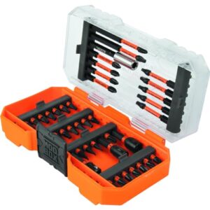 Klein Tools 40-Piece Impact Driver Bit Set: ProFlex S2 Steel, MODbox Compatible