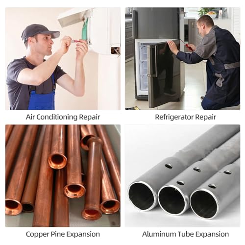 Paddsun 5-in-1 HVAC Copper Pipe Expansion & Swaging Drill Bit Set with Hex Shank 4 Paddsun 5-in-1 HVAC Copper Pipe Expansion & Swaging Drill Bit Set with Hex Shank - Image 4