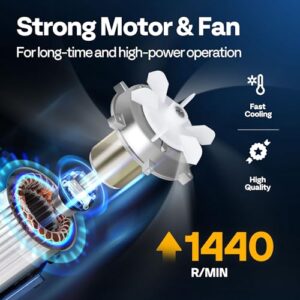 VIVOHOME 1/3 HP HVAC Vacuum Pump & 4-Way AC Gauge Kit with Leak Detector