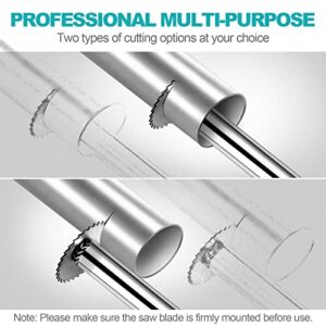 LitKiwi 4Pcs Hex Shank PVC Pipe Internal Cutter for 1-1/4″+ Diameter Pipes