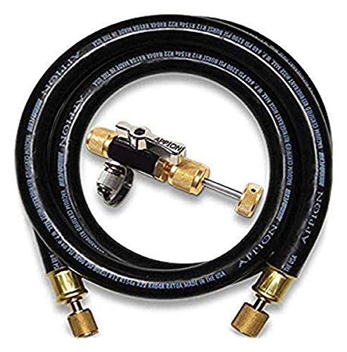 Appion MGABAS 1/2" Mega Flow Evacuation Hose Kit in Silver, Gold, Black 1 hvac tools vacuum hose