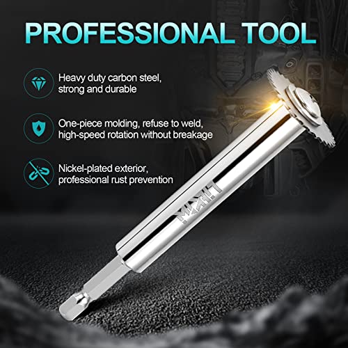 LitKiwi 4Pcs Hex Shank PVC Pipe Internal Cutter for 1-1/4"+ Diameter Pipes 1 hvac tools clearance sale