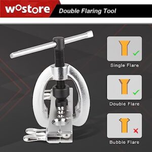 Wostore Double Flaring & Tube Bender Tool Kit for HVAC and Plumbing