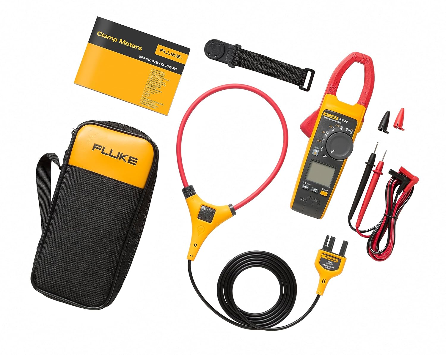 Fluke 376FC AC/DC Clamp Meter with iFlex, Bluetooth, VFD Filter 2 Fluke 376FC AC/DC Clamp Meter with iFlex, Bluetooth, VFD Filter - Image 2