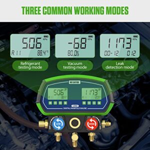 MR CARTOOL L302 Digital Manifold Gauge Set for HVAC System & AC Recharging
