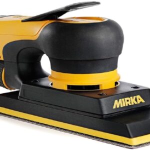 Mirka DEOS Direct Electric Orbital Sander Tool 383XCV – 3mm orbit – Dust-free Yellow/Black