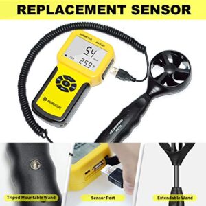 AIOMEST Pro AI-826A HVAC Anemometer: Precise Wind Speed & Temp Measurement Tool