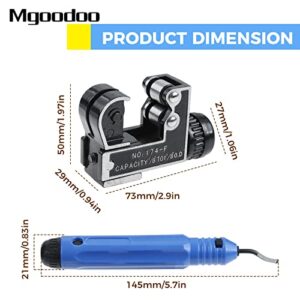Mgoodoo 8-Piece HVAC Repair Tool Set: Tube Swage, Pipe Cutter, Deburring Tool