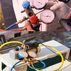 4-Pack Yuctibr R410A HVAC Adapters – 5/16″ Fem to 1/4″ Male, Mini Split AC Kit