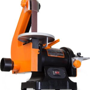 WEN Benchtop Belt and Disc Sander with 1 x 30 in. Belt and 5 in. Sanding Disc – 6515T