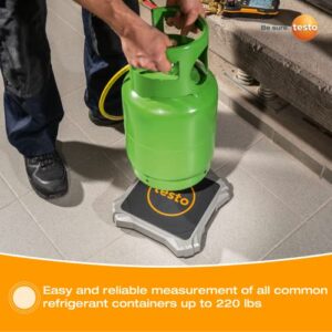 Testo 560i App-Controlled Refrigerant Scale Set with Valve & Carrying Bag