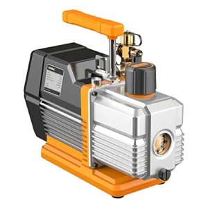 NAVAC NP7DP Pro Series 7 CFM Dual-Stage Vacuum Pump with AC Motor and 1-Year Warranty