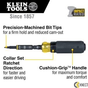 KNECT 11″ Ratcheting Impact-Resistant Screwdriver/Nut Driver Tool