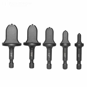 Copper Pipe Swaging Tool Kit: 5pc HVAC AC Repair Flaring Expander Set
