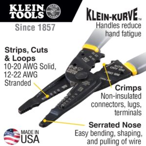 Klein Tools 10-in-1 Electrical Crimping Wire Stripper Multi-Purpose Pliers