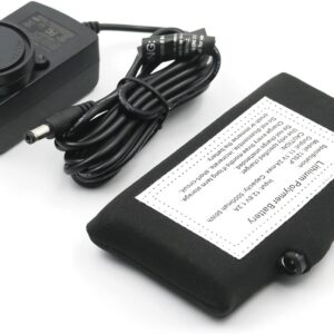 12V Heated Jacket Battery for Milwaukee - 5000mah High Capacity Replacement Li-Polymer Battery Pack fit for Milwaukee Prosmart Dewalt Revean M12 Heated Vest Hoodie Gear (12Volt Charger Included)