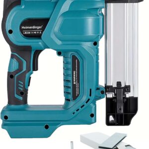 18 Gauge Cordless Nail Gun for Makita 18V Battery, 2 in 1 Electric Stapler Gun Drives 2 Inches Nailer for Upholstery and Woodworking,Tool Only