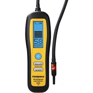 Professional Heated Diode Refrigerant Leak Detector – Fieldpiece DR58 Battery Powered HVAC Tool