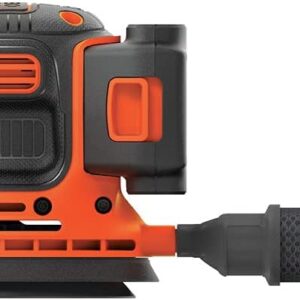 Black+Decker 20V Cordless Orbital Sander with Quick-Change Pad & Powerful Motor