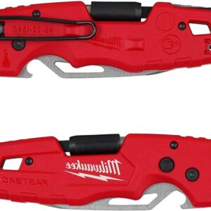 Milwaukee FASTBACK Compact Folding Utility Knife with Quick-Change Blade System