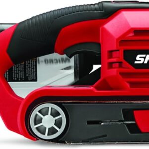 Skil 120V High-Performance Belt Sander 3×18 Red Professional Wood Finishing Tool
