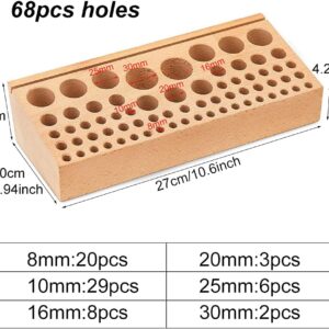 Professional Leather Craft Punch Tool Rack & Organizer, 68 Storage Styles