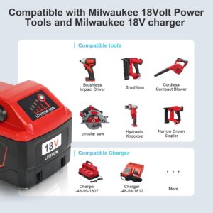 Milwaukee M18 9.0Ah Battery and Charger Kit | High Capacity Replacement Power Kit