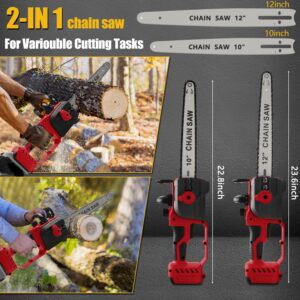 Milwaukee M18 Cordless Chainsaw 10/12″ Bar Wood Cutting Tree Trimming Tool